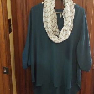 Cato Fashion Teal Blue Tunic